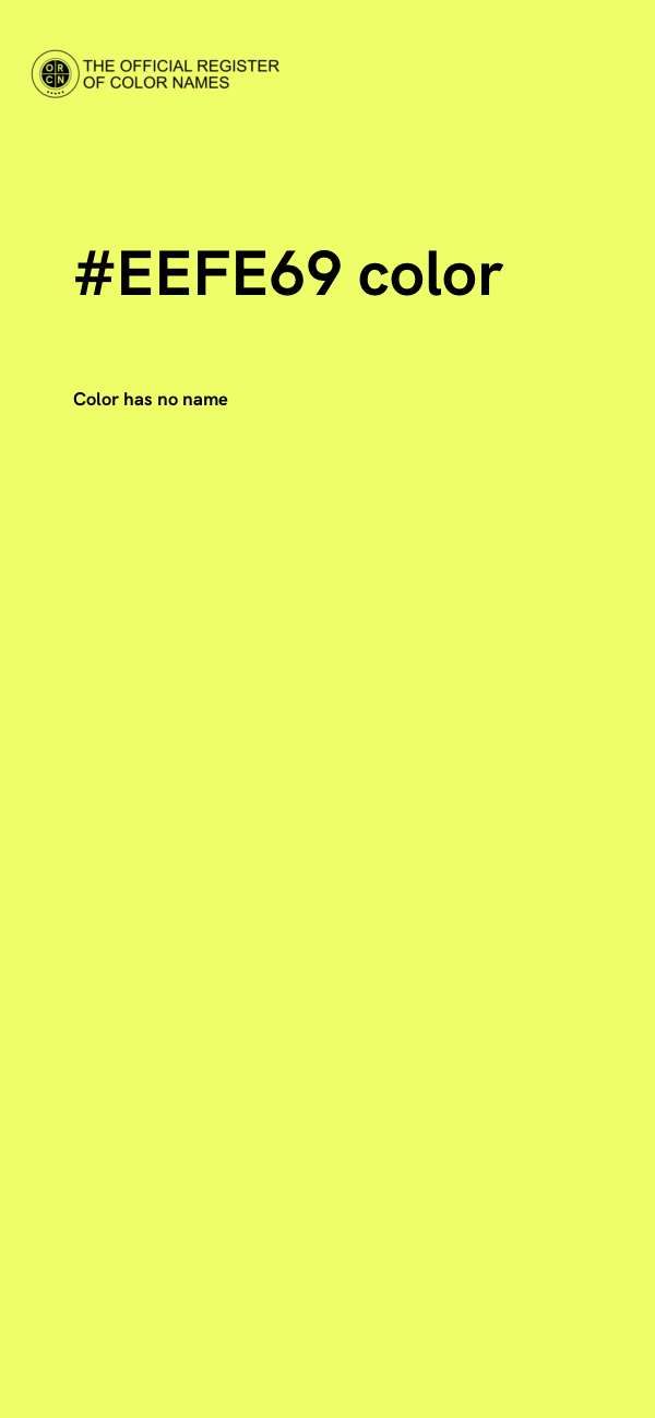 #EEFE69 color image
