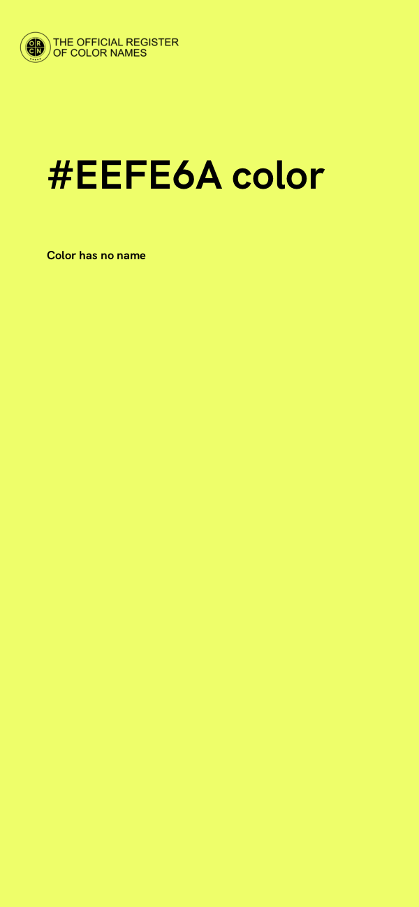 #EEFE6A color image