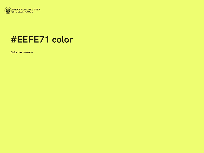 #EEFE71 color image