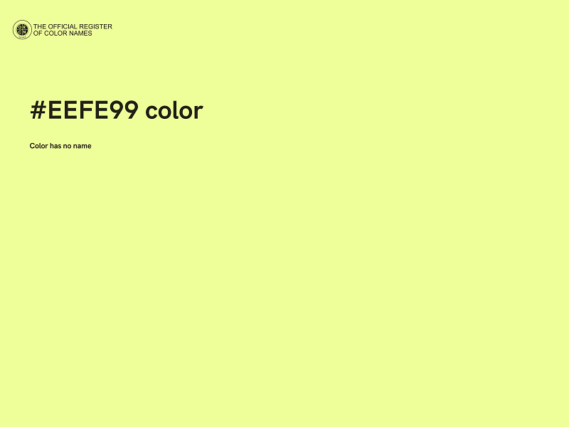 #EEFE99 color image