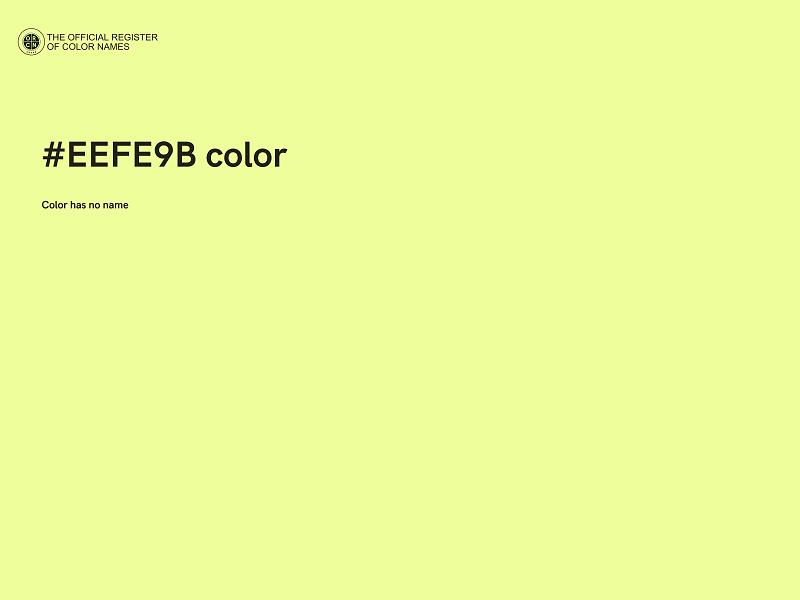 #EEFE9B color image