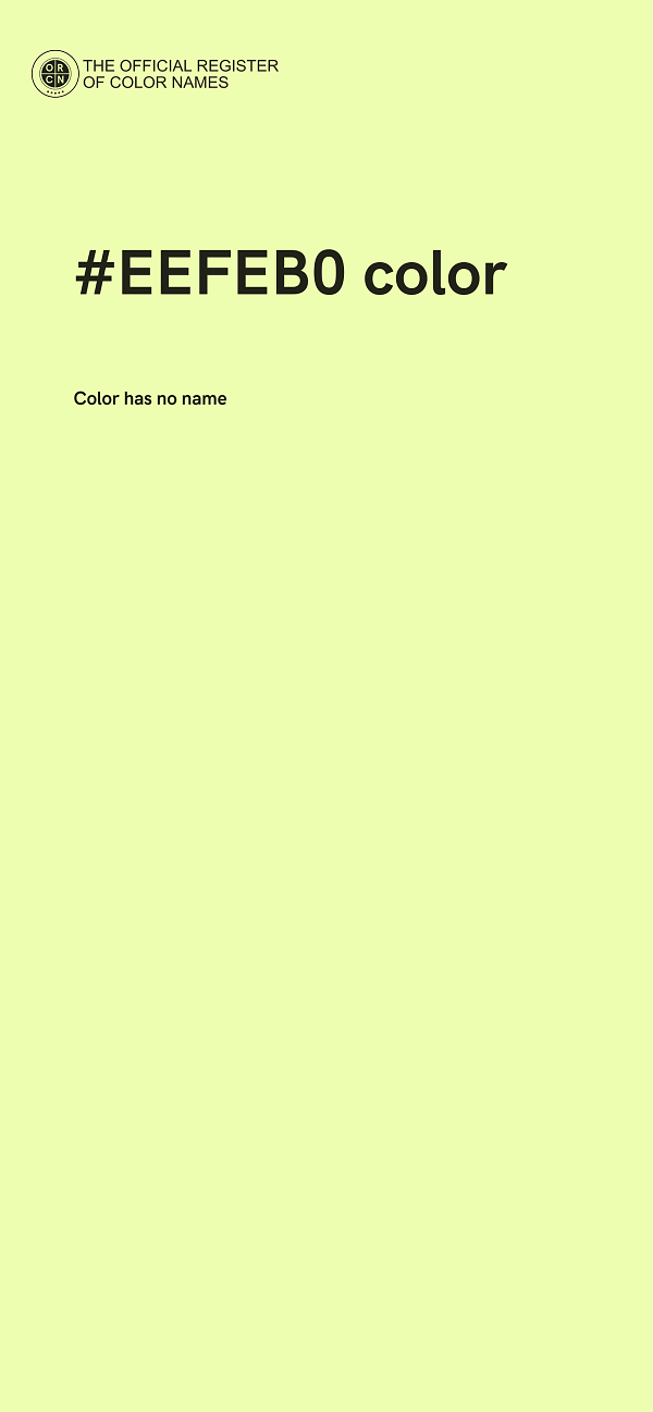 #EEFEB0 color image