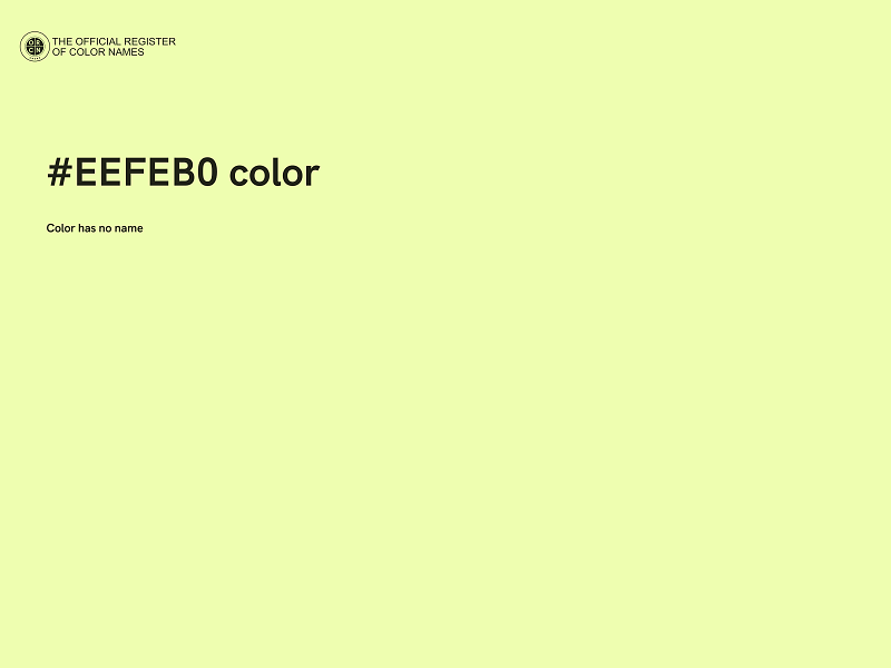 #EEFEB0 color image
