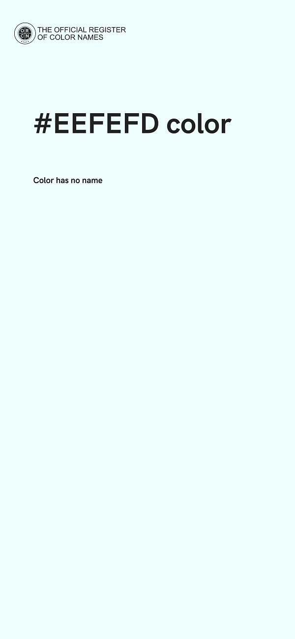 #EEFEFD color image