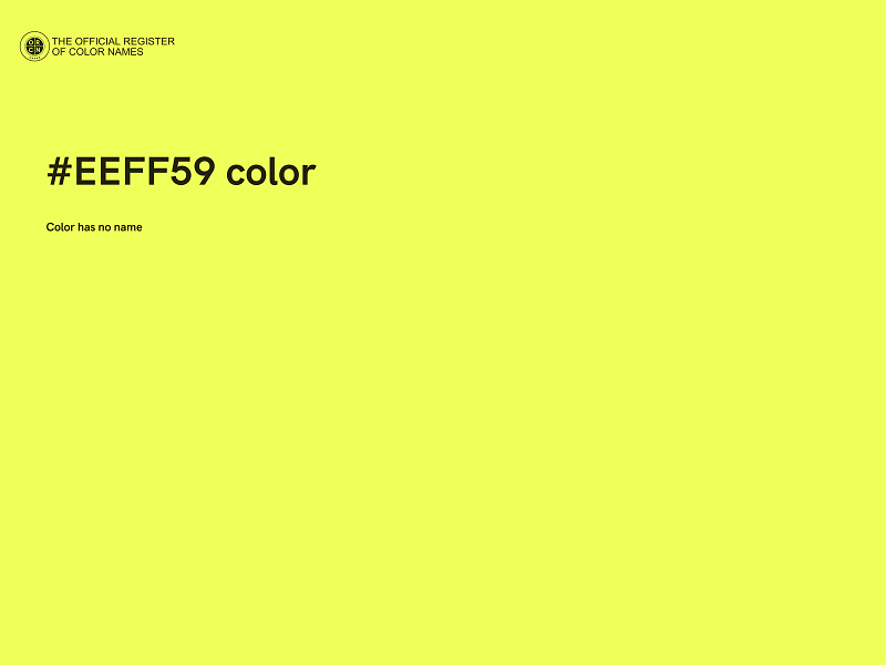 #EEFF59 color image