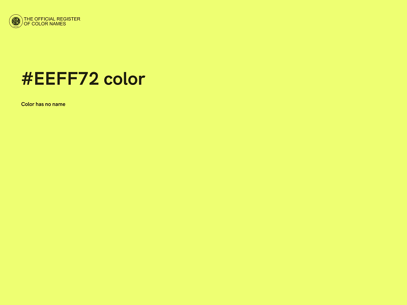 #EEFF72 color image