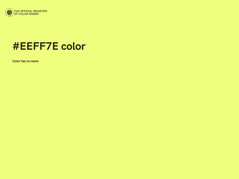 #EEFF7E color image