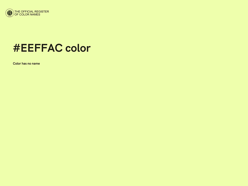 #EEFFAC color image