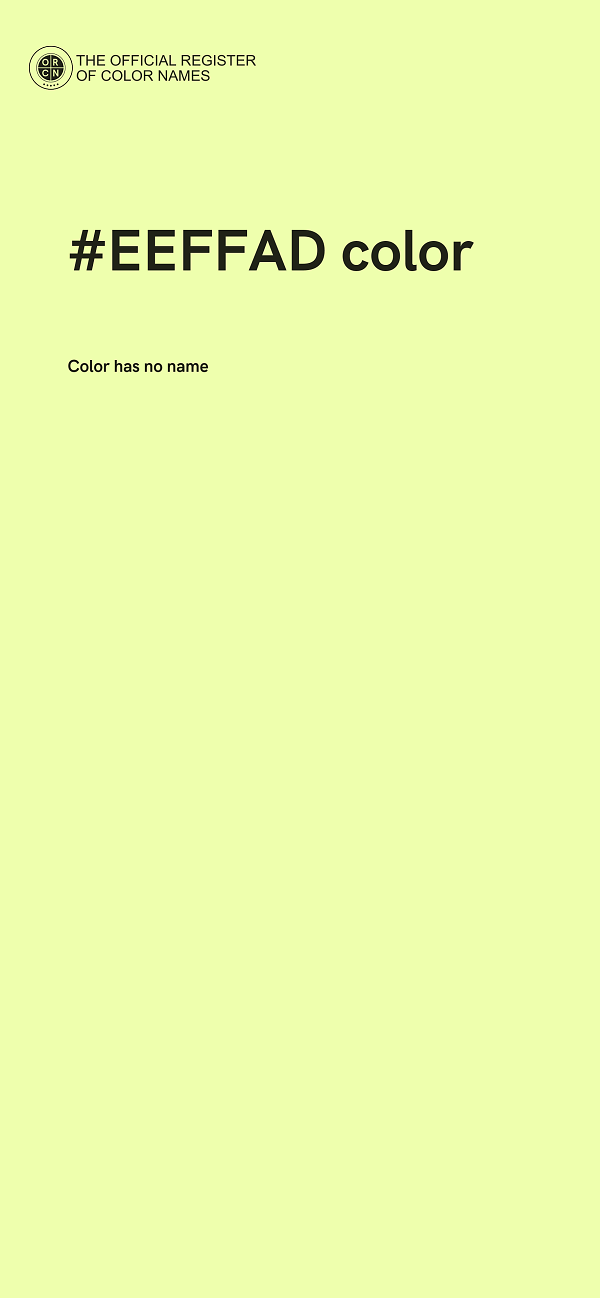 #EEFFAD color image