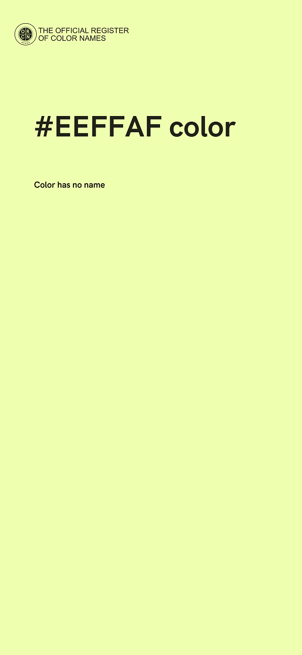 #EEFFAF color image