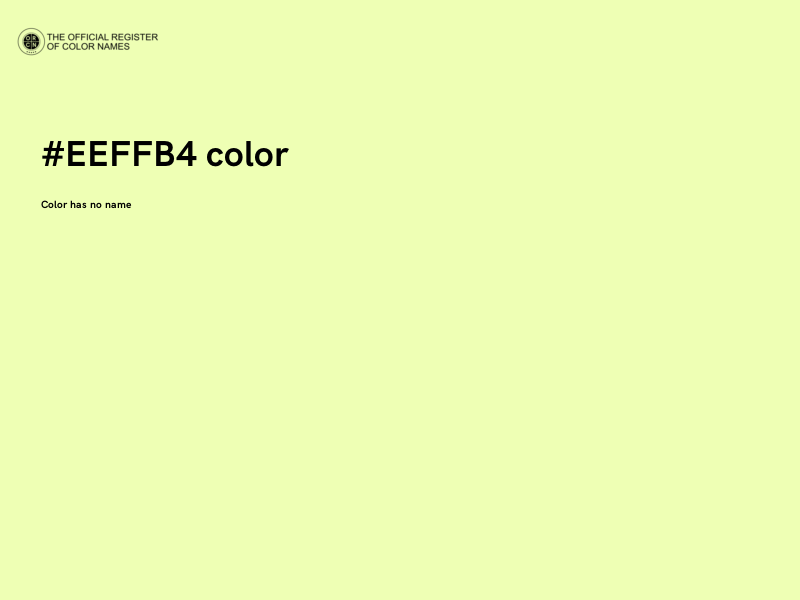 #EEFFB4 color image