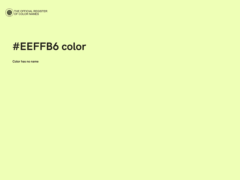 #EEFFB6 color image