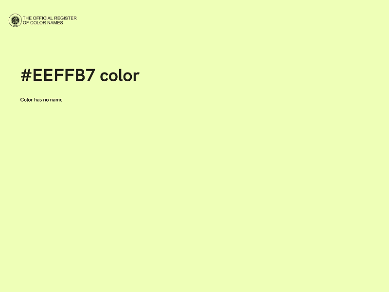 #EEFFB7 color image