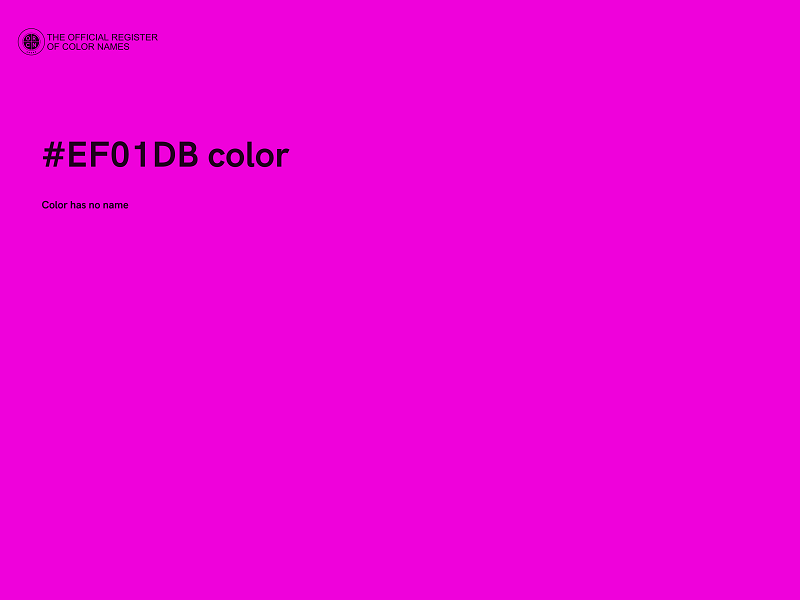 #EF01DB color image