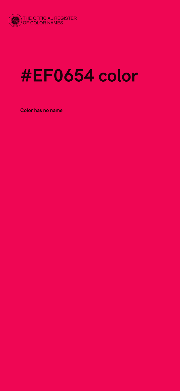 #EF0654 color image