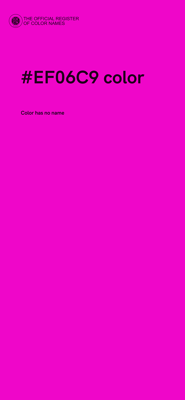 #EF06C9 color image