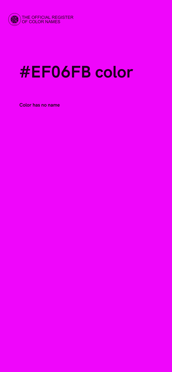 #EF06FB color image