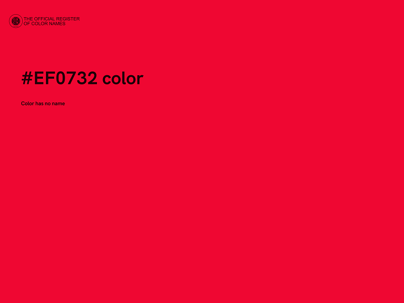 #EF0732 color image