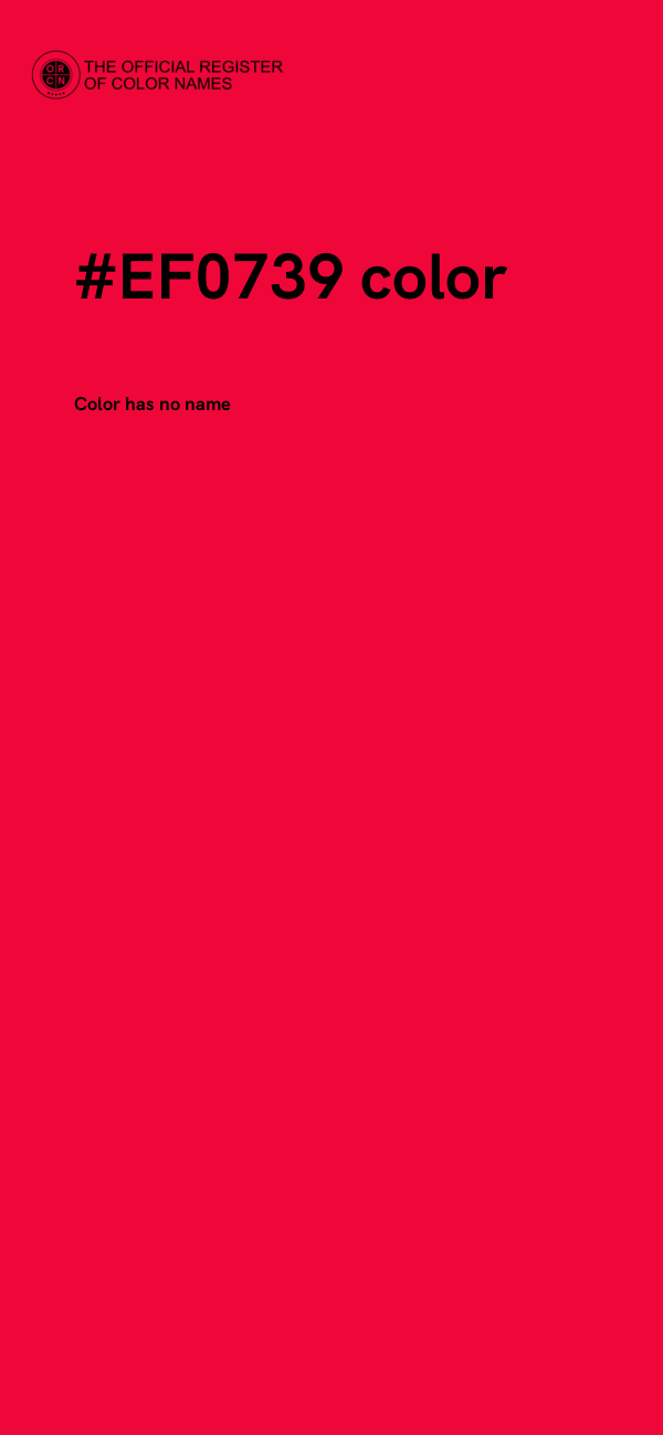 #EF0739 color image