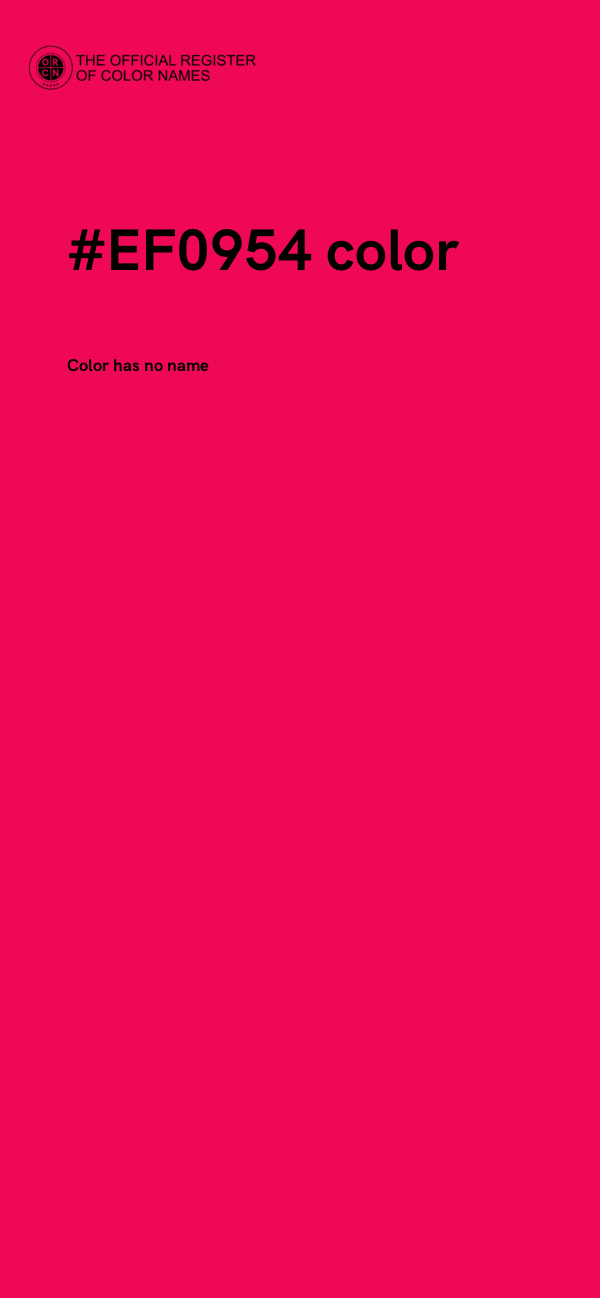 #EF0954 color image