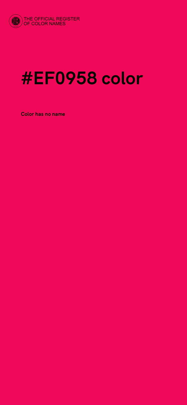 #EF0958 color image