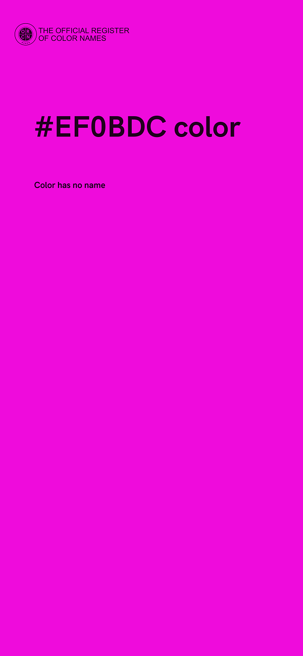 #EF0BDC color image
