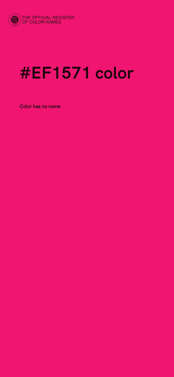 #EF1571 color image