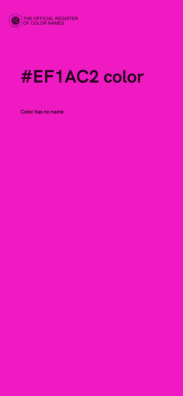 #EF1AC2 color image