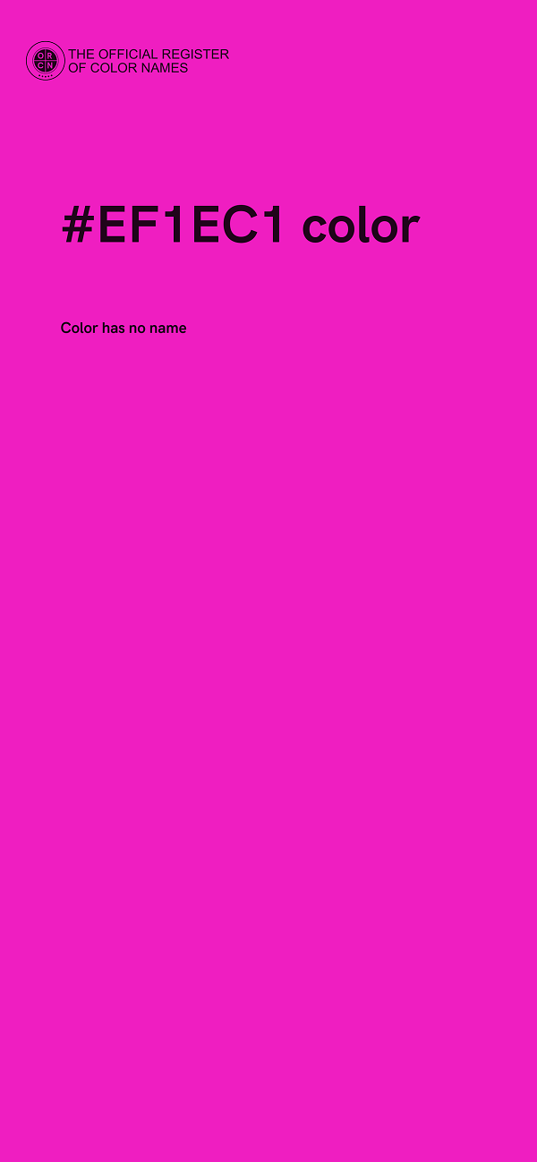 #EF1EC1 color image
