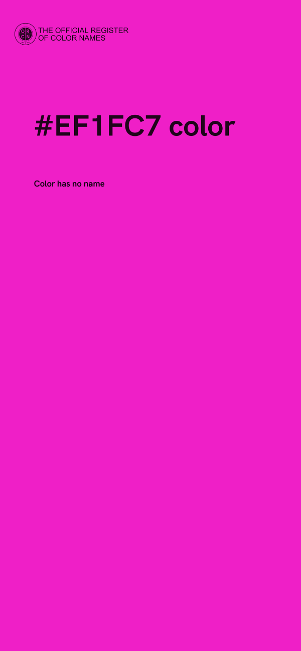 #EF1FC7 color image