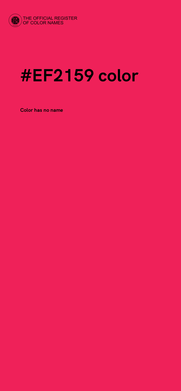 #EF2159 color image