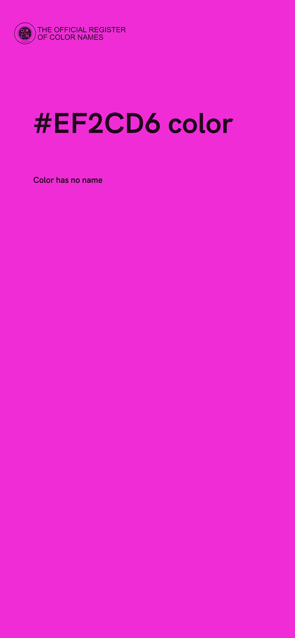 #EF2CD6 color image