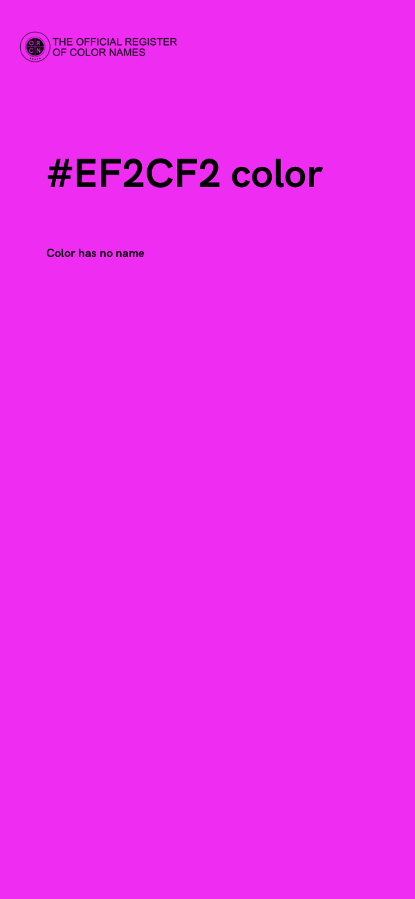 #EF2CF2 color image