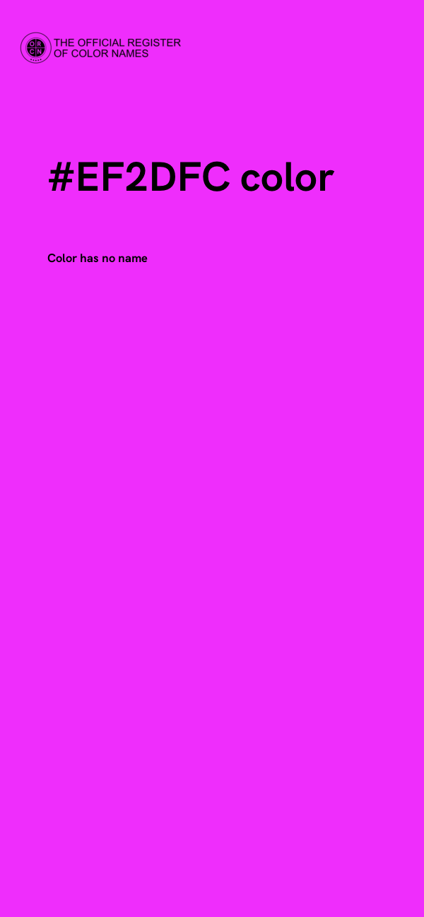 #EF2DFC color image