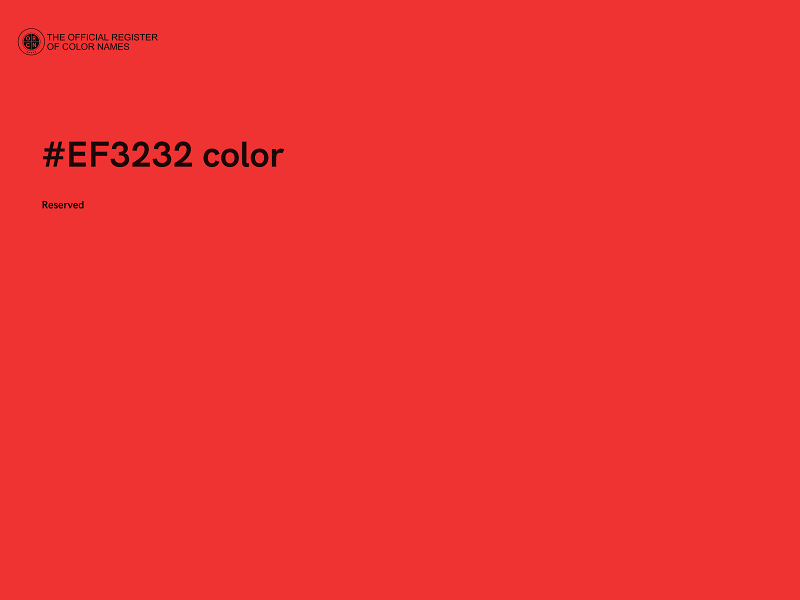 #EF3232 color image