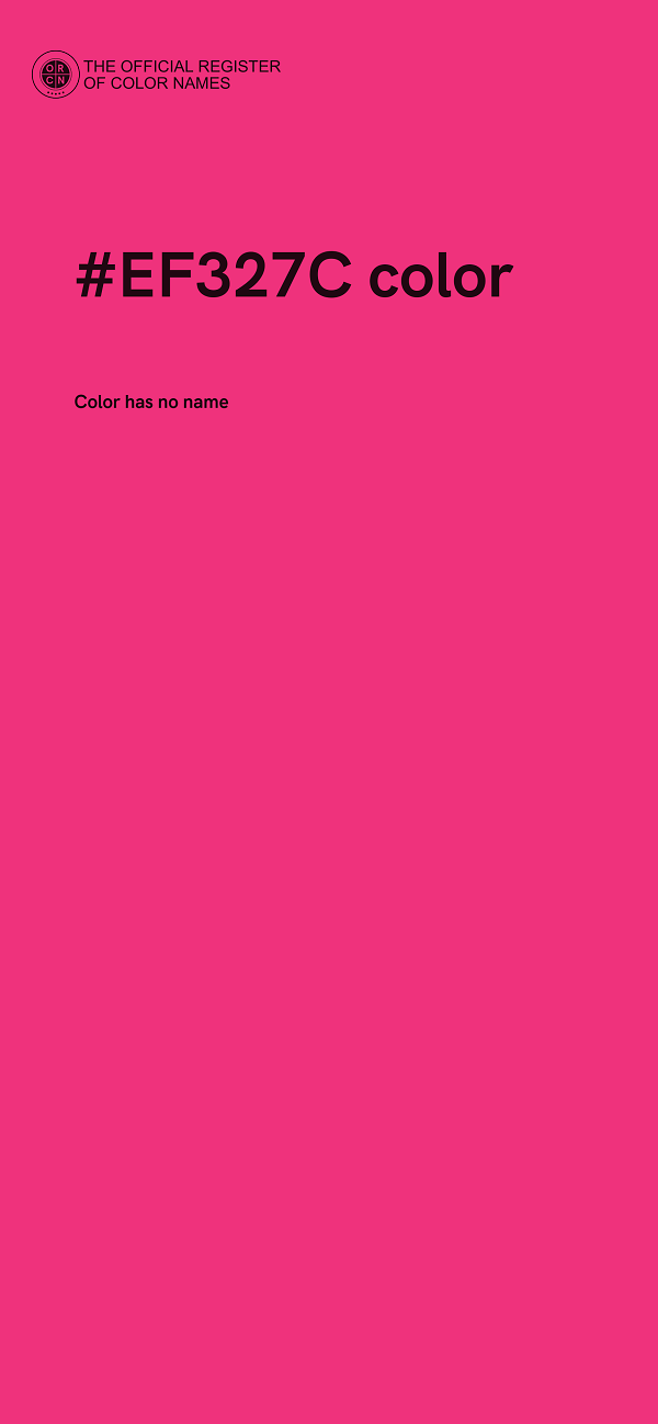 #EF327C color image