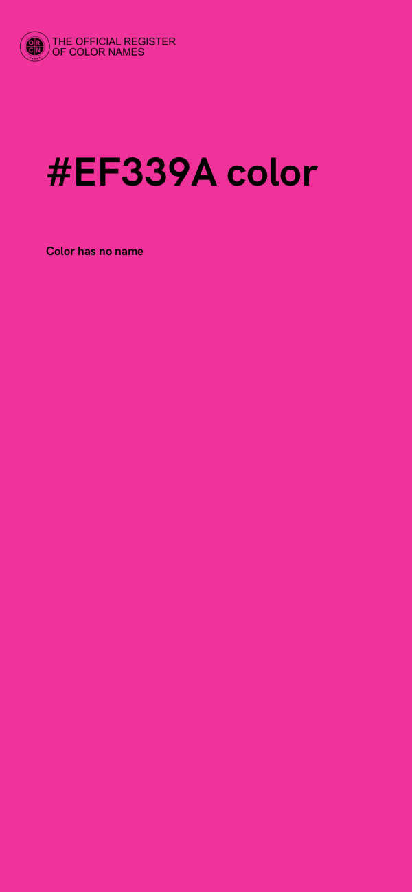#EF339A color image
