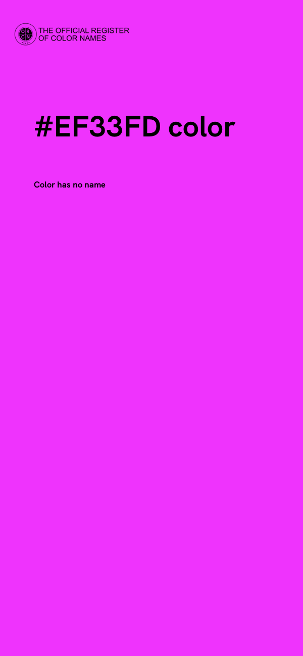 #EF33FD color image