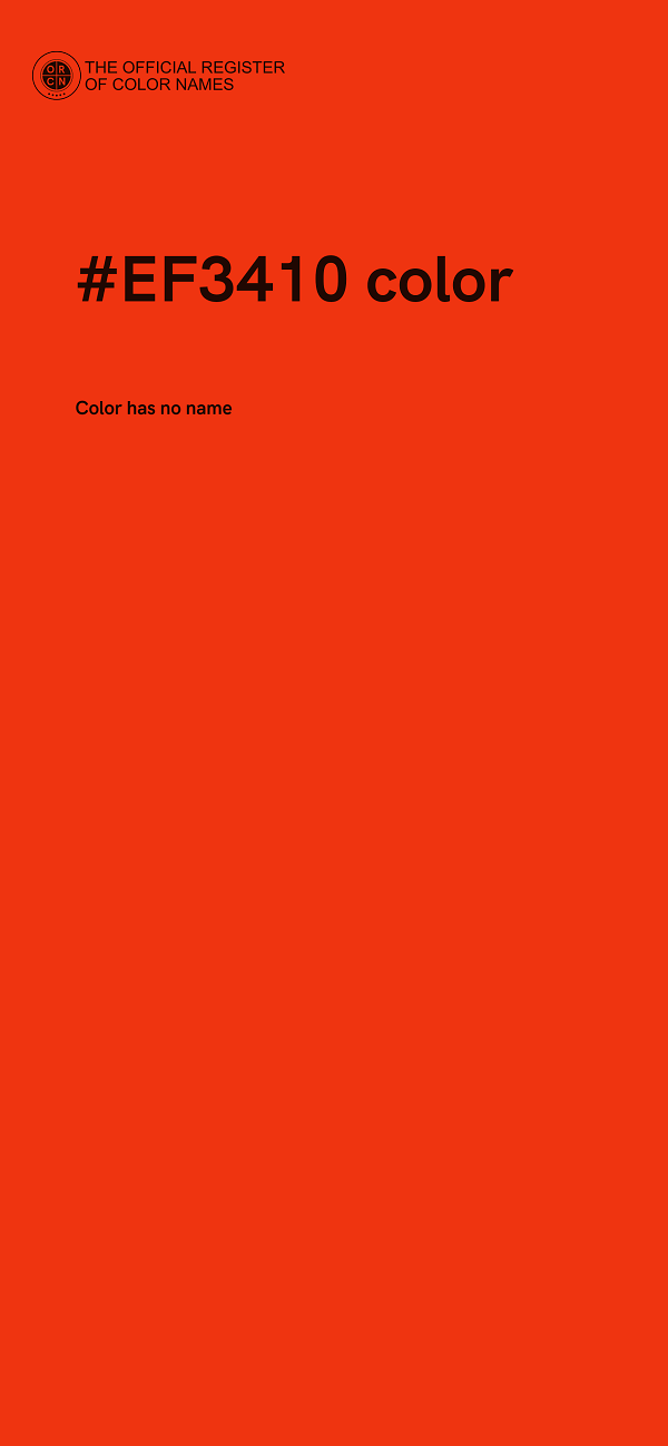 #EF3410 color image