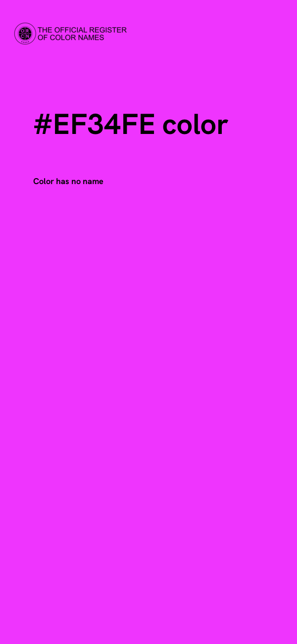 #EF34FE color image