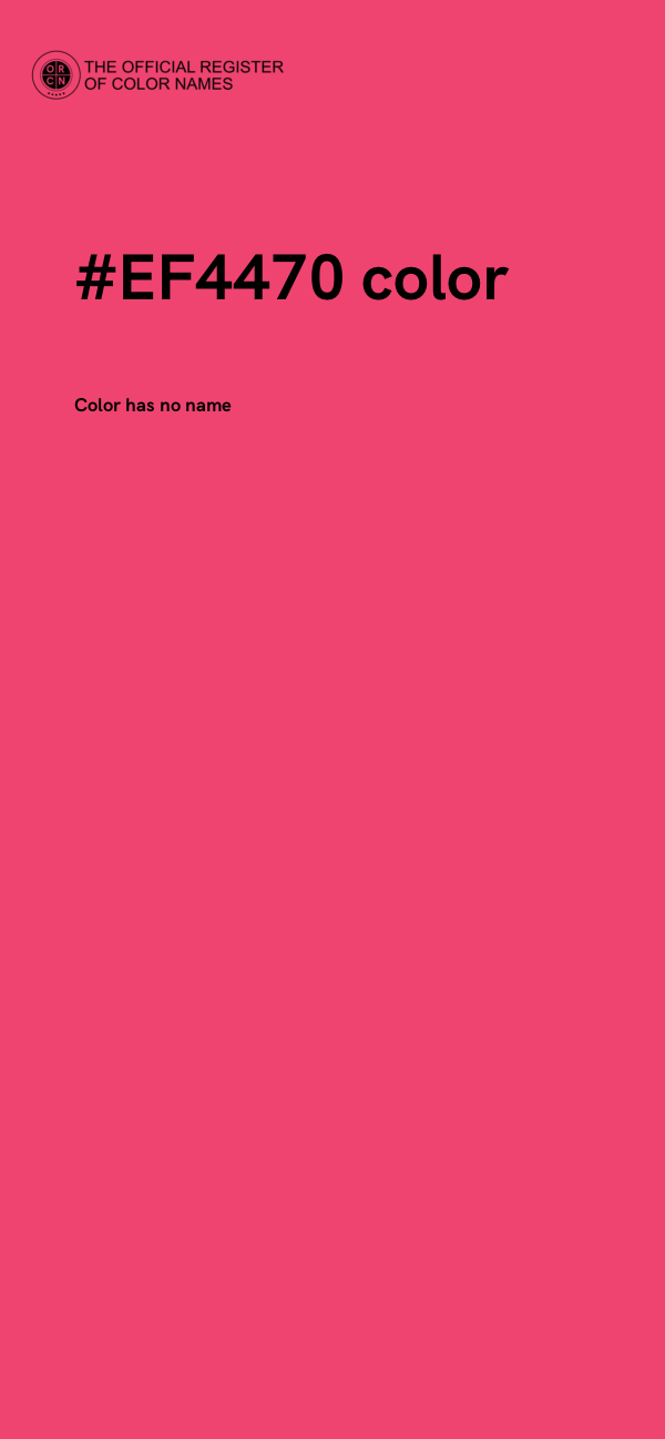 #EF4470 color image