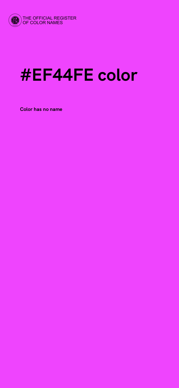 #EF44FE color image