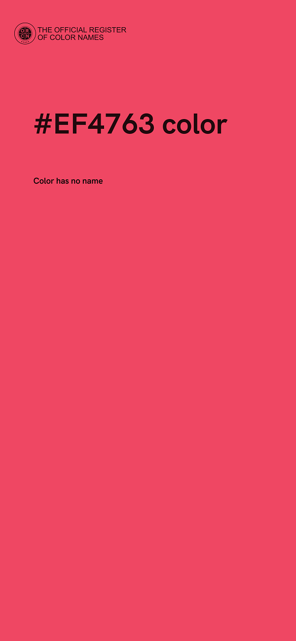 #EF4763 color image