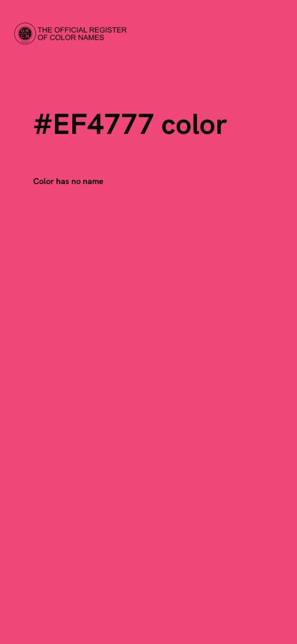 #EF4777 color image