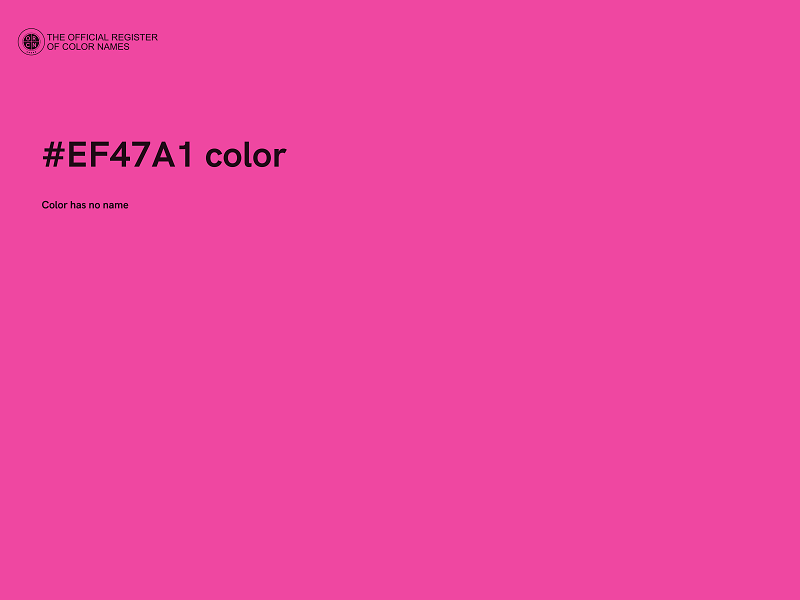#EF47A1 color image