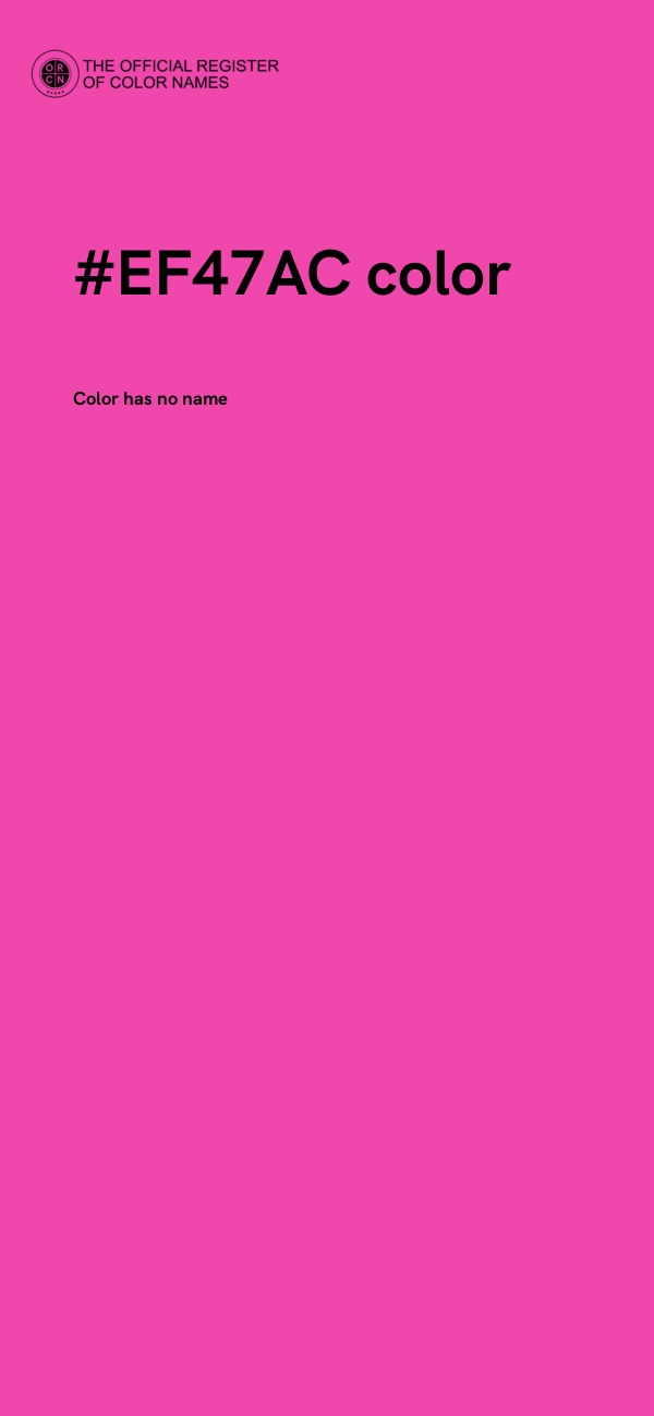#EF47AC color image