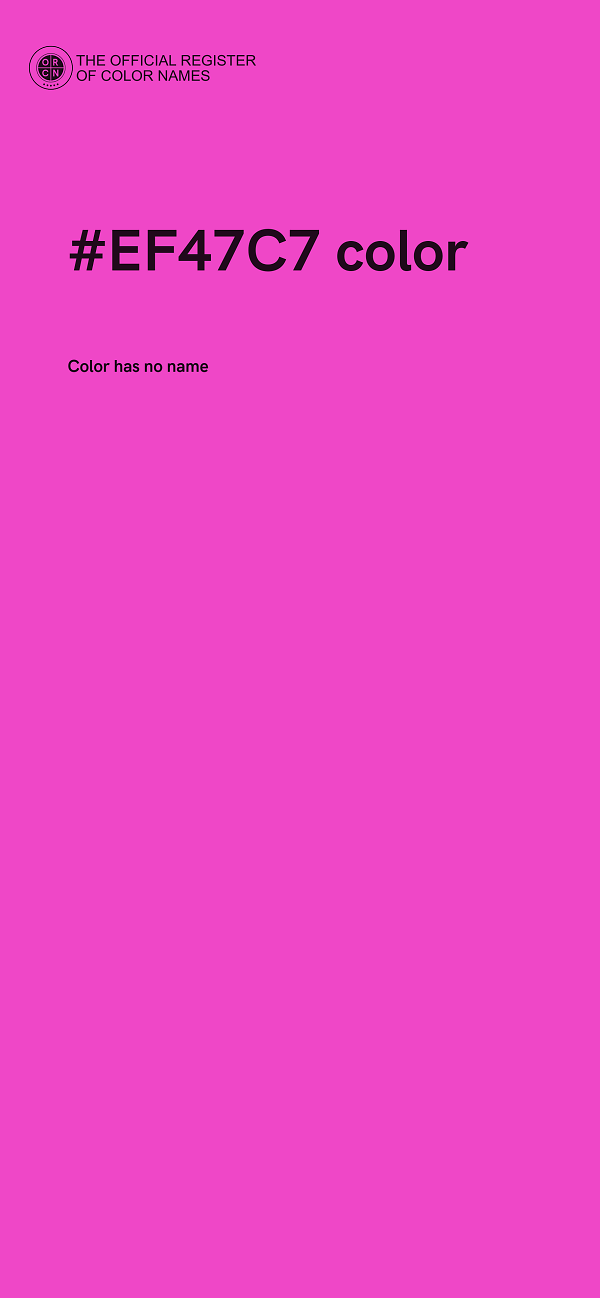 #EF47C7 color image