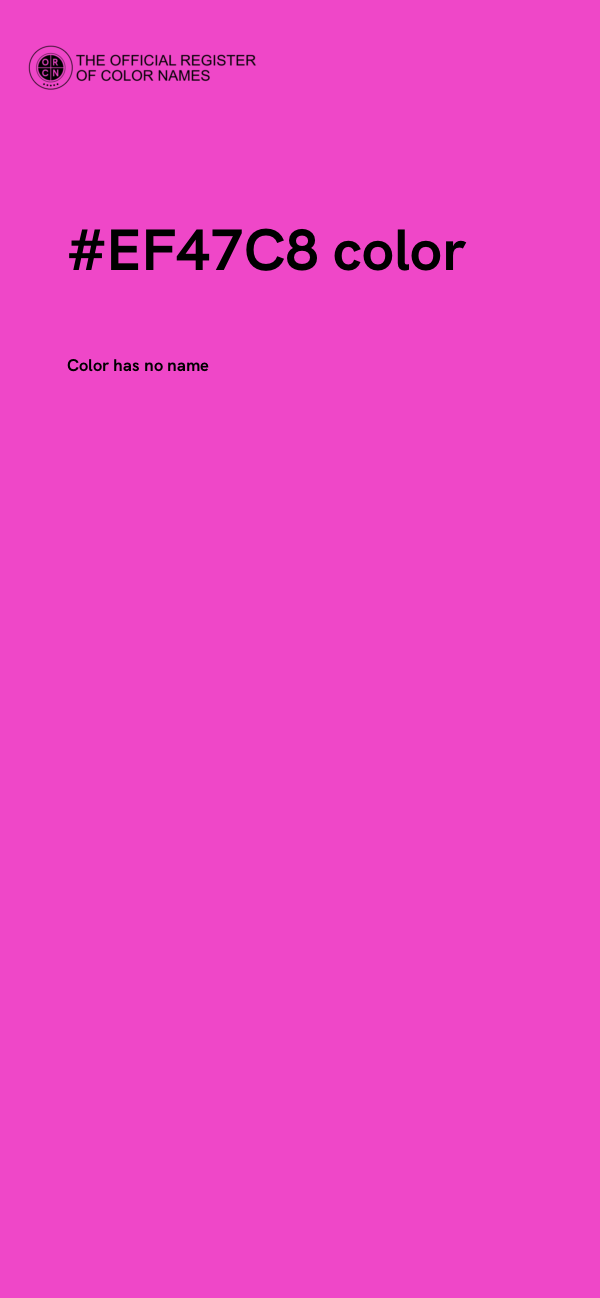 #EF47C8 color image