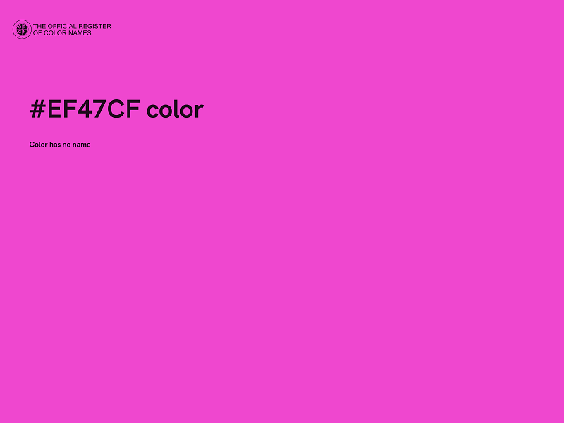 #EF47CF color image