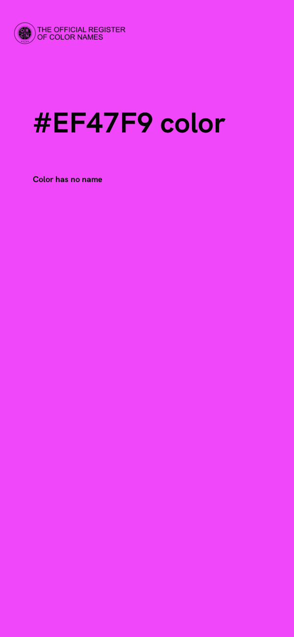 #EF47F9 color image